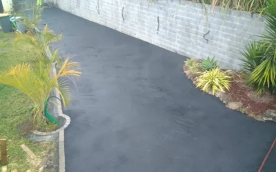 Transformation d’une allée en enrobé noir Bras Pistolet
