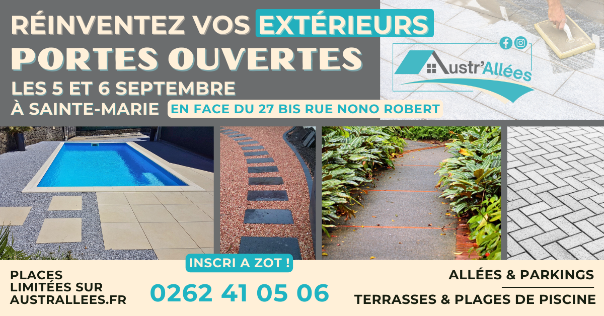 showroom portes ouvertes revêtements extérieur - austr'allées